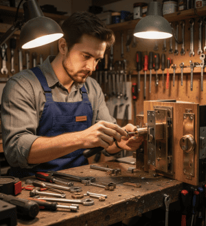 installation serrure